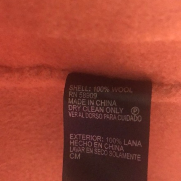 NEW!!!   Notch Collar Long Wool Jacket Coat - Picture 6 of 6